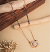 Floral Sparkle Rose Gold Mangalsutra