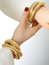 Triple Coil Wristlet