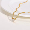 Crystal Heart Pendant Necklace