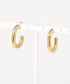 U-Shaped Hoop Earrings