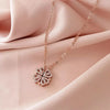 Four Heart Magnetic Pendant Leaf Clover Necklace