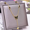 Butterfly Tassel Necklace