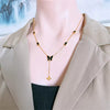 Butterfly Tassel Necklace