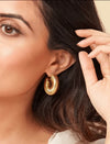 Croissant Hoops Earrings