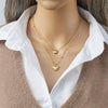 Crystal Heart Double Layered Necklace
