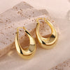Chic Chunk Hoops (Anti-Tarnish)