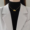 Dual Heart Pendant Necklace