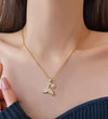 Fish Tail Pearl Necklace