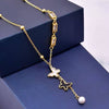 Seashell Butterfly Necklace