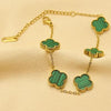 Malachite Clover Bracelet