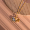 Seashell - Pearl Embellished Pendant Necklace
