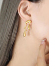 The Falling Amber Earrings