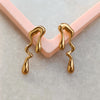 The Falling Amber Earrings
