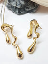 The Falling Amber Earrings
