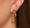 The Falling Amber Earrings