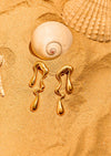 The Falling Amber Earrings