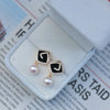 Korean Western Style Princess White Pearl Earring Drop