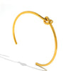 Knot Adjustable Bracelet Kada Gold Plated, Waterproof and Anti-Tarnish