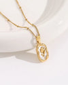Tiny Birth Flower Necklace