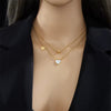 Shell Heart Shaped Pendant Necklace