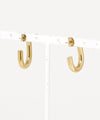 U-Shaped Hoop Earrings