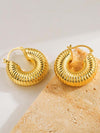 Croissant Hoops Earrings