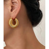 Croissant Hoops Earrings