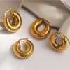 Croissant Hoops Earrings