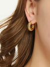 Croissant Hoops Earrings