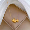 Dual Heart Pendant Necklace