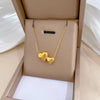 Dual Heart Pendant Necklace