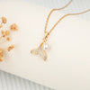 Fish Tail Pearl Necklace