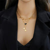 Heart Pendant Double Layer Necklace