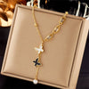 Seashell Butterfly Necklace
