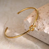 Knot Adjustable Bracelet Kada Gold Plated, Waterproof and Anti-Tarnish